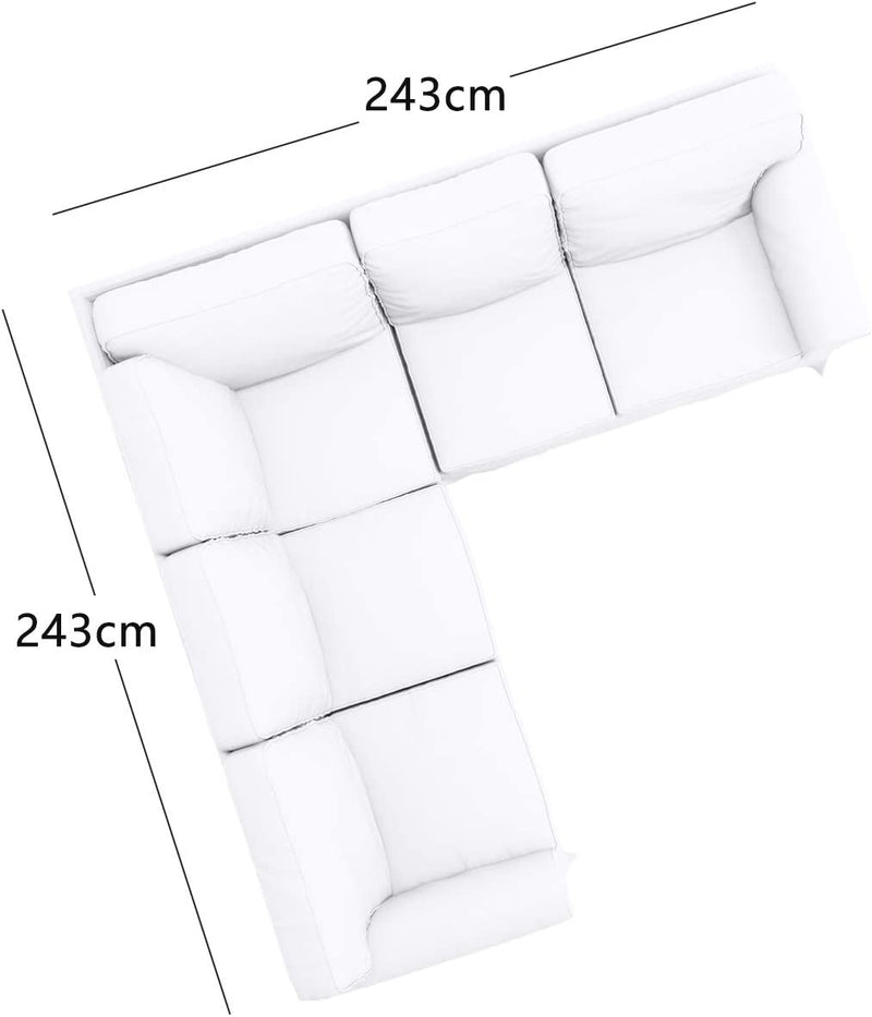 The Thick Cotton Ektorp 2 2 Sofa Cover Replacement Is Custom Made for IKEA Ektorp Corner or Sectional Sofa Slipcover Home & Garden > Decor > Chair & Sofa Cushions Custom Slipcover Replacement   
