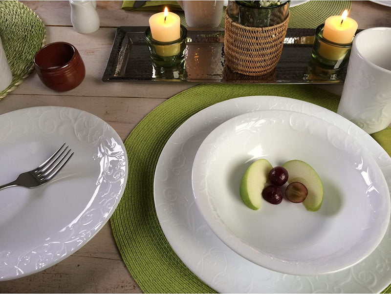 Corelle Embossed Bella Faenza 16Pc Dinnerware Set Home & Garden > Kitchen & Dining > Tableware > Dinnerware Corelle   