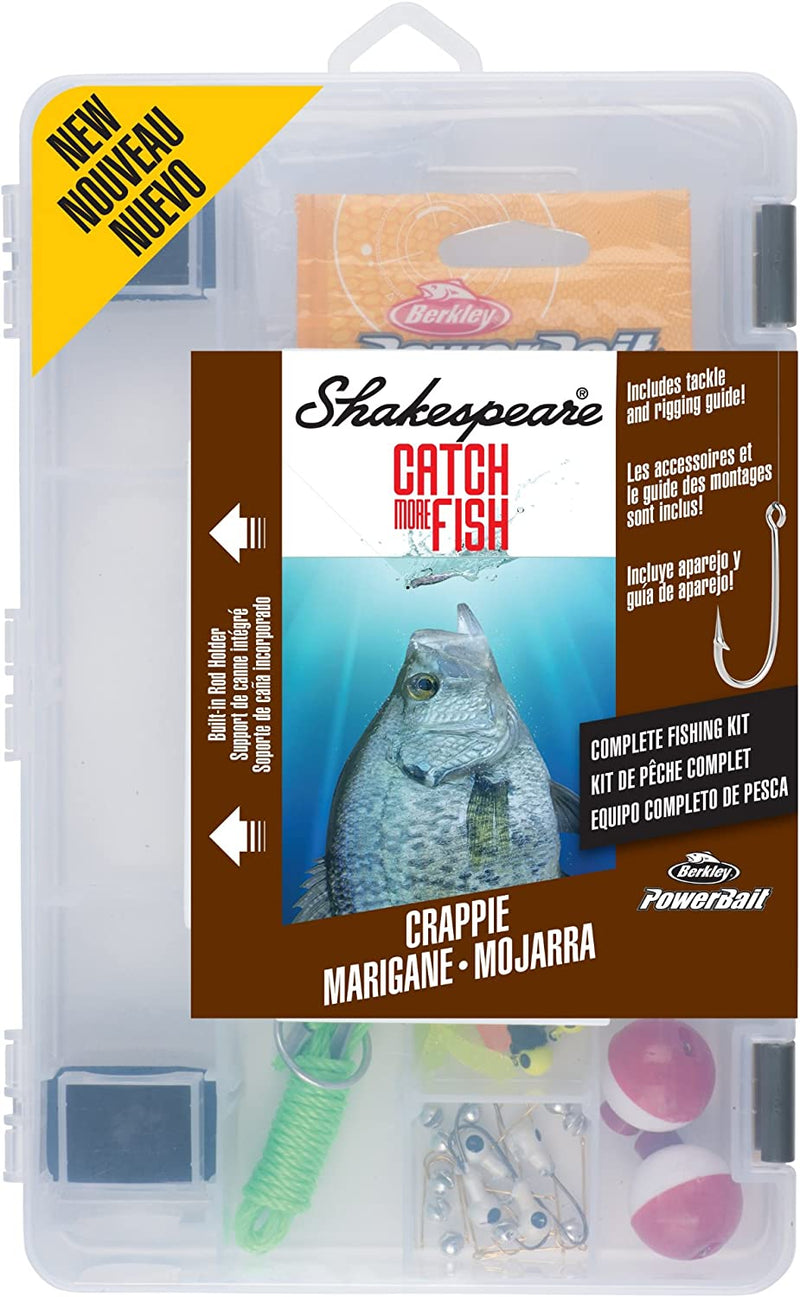 Shakespeare Catch More Fish Fishing Tackle Kit Sporting Goods > Outdoor Recreation > Fishing > Fishing Tackle Pure Fishing Rods & Combos Crappie  