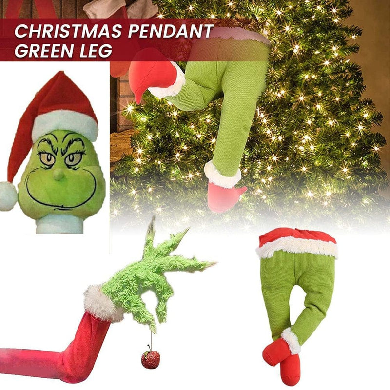 3Pcs Grinch Christmas Tree Topper, Furry Green Hand Head Leg for Grinch Christmas Tree Decorations, Dr. Seuss the Grinch Ornaments, Christmas Tree Ornaments for Christmas Party (Hand Head Leg) Home & Garden > Decor > Seasonal & Holiday Decorations& Garden > Decor > Seasonal & Holiday Decorations Meteor Shop   