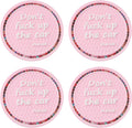4 Pack Bling Car Coasters, 2.75 Inch Bling Diamond Soft Rubber Pad Set round Auto Cup Holder Insert Drink Coaster Car Interior Accessories Sporting Goods > Outdoor Recreation > Winter Sports & Activities Anilnel Pink-colorful Diamonds  