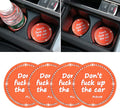 4 Pack Bling Car Coasters, 2.75 Inch Bling Diamond Soft Rubber Pad Set round Auto Cup Holder Insert Drink Coaster Car Interior Accessories Sporting Goods > Outdoor Recreation > Winter Sports & Activities Anilnel Orange  
