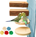4 Pack Parrot Cage Perch Natural Wooden Perch Toys Bird Cage Toys Accessories for Small or Medium Conure,Parakeet,Budgie,Finches, Parrot（Style-1） Animals & Pet Supplies > Pet Supplies > Bird Supplies > Bird Cages & Stands S-Mechanic style-1  