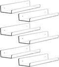4 PCS Clear Acrylic Floating Shelves Display Ledge, 5 MM Thick Wall Mounted Storage Shelf for Nursery Decor,Invisible Kids Bookshelf and Small Toy Storage,15 Inch Furniture > Shelving > Wall Shelves & Ledges CY craft Clear-6 Pcs  