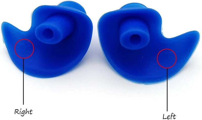 4 Sets Waterproof Swimming Earplugs Ear Plug for Swim ,Protect Water from Entering Ears in Swimming Showering (Blue) Sporting Goods > Outdoor Recreation > Boating & Water Sports > Swimming BRBD   