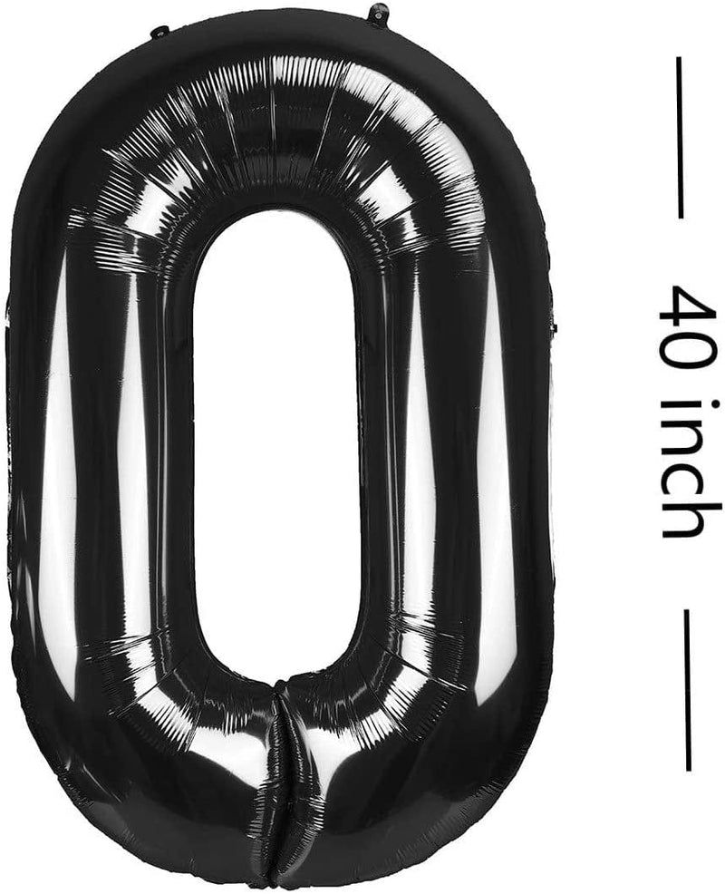 40 Inch Black 3 0 Number Balloons Giant Jumbo Number 30 Foil Mylar Balloon for 30Th Birthday Party Supplies 30 Anniversary Events Decorations Props for Photos Arts & Entertainment > Party & Celebration > Party Supplies Home Décor   