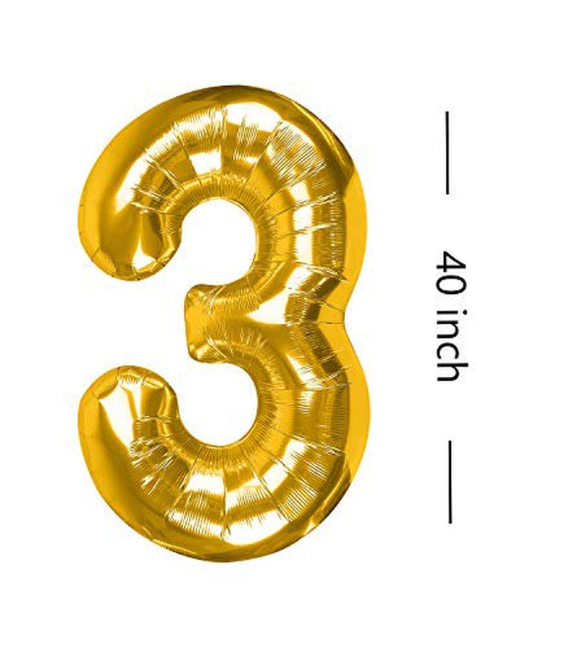 40 Inch Gold 3 0 Number Balloons Giant Jumbo Number 30 Foil Mylar Balloons for 30Th Birthday Party Supplies 30 Anniversary Events Decorations Props for Photos