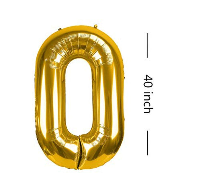 40 Inch Gold 3 0 Number Balloons Giant Jumbo Number 30 Foil Mylar Balloons for 30Th Birthday Party Supplies 30 Anniversary Events Decorations Props for Photos