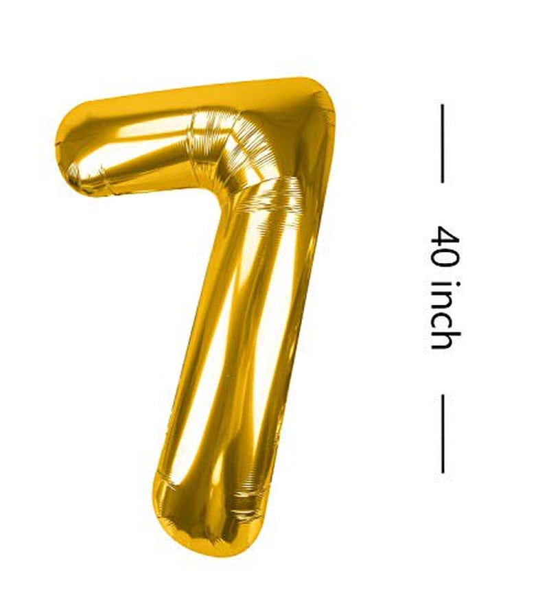 40 Inch Gold 7 0 Number Balloons Giant Jumbo Number 70 Foil Mylar Balloons for 70Th Birthday Party Supplies 70 Anniversary Events Decorations Props for Photos