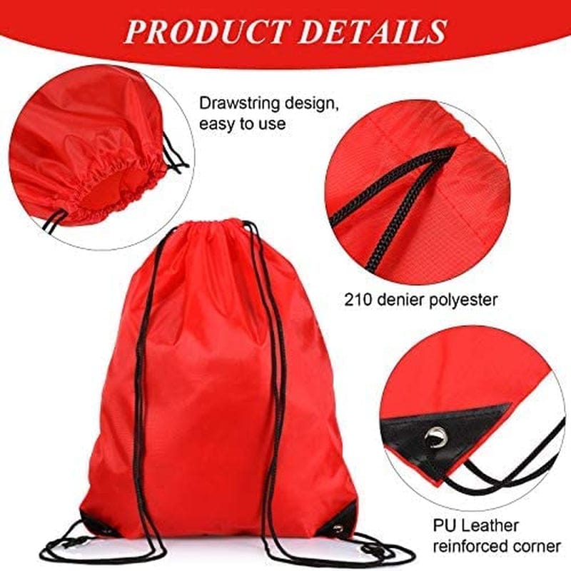 40 Pieces Drawstring Backpack Bags Bulk Gym Cinch Bags Multi-Color String Bags Portable Cinch Tote Sacks Sport Storage Bag for School Travel Gym Yoga Outdoor Sports, 20 Colors Home & Garden > Household Supplies > Storage & Organization Shappy   