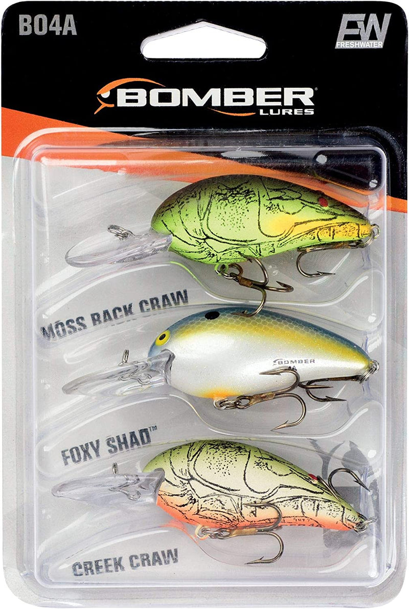 BOMBER Lures Model a Crankbait Fishing Lure Sporting Goods > Outdoor Recreation > Fishing > Fishing Tackle > Fishing Baits & Lures BOMBER 3 Pack 2 1/8 ", 5/16 oz 