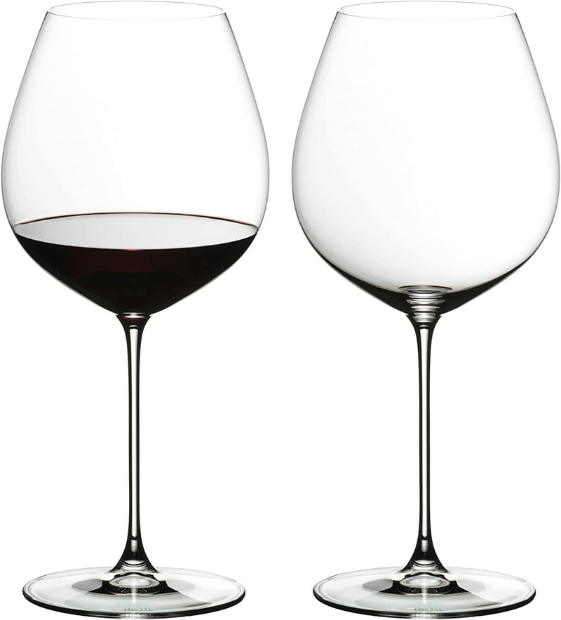 Riedel Veritas Pinot Noir Glass, 2 Count (Pack of 1), Clear Home & Garden > Kitchen & Dining > Tableware > Drinkware Crystal of America Old World Pinot Noir  