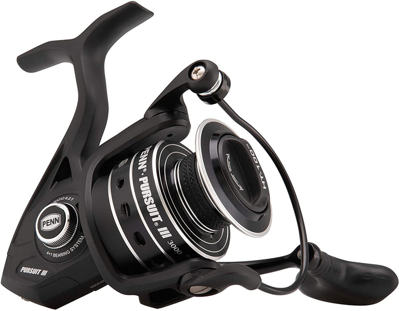 Penn Pursuit III Nearshore Spinning Fishing Reel, Size 5000, Corrosion-Resistant Graphite Body and Line Capacity Rings, Machined Aluminum Superline Spool, HT-100 Drag System Sporting Goods > Outdoor Recreation > Fishing > Fishing Reels Pure Fishing Pursuit Iii 6000 