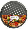Pizza Pans with Holes 12 Inch Perfect Results Premium Non-Stick Bakeware Pizza Crisper Pan (2 Set) Home & Garden > Kitchen & Dining > Cookware & Bakeware 9M9 1 set  