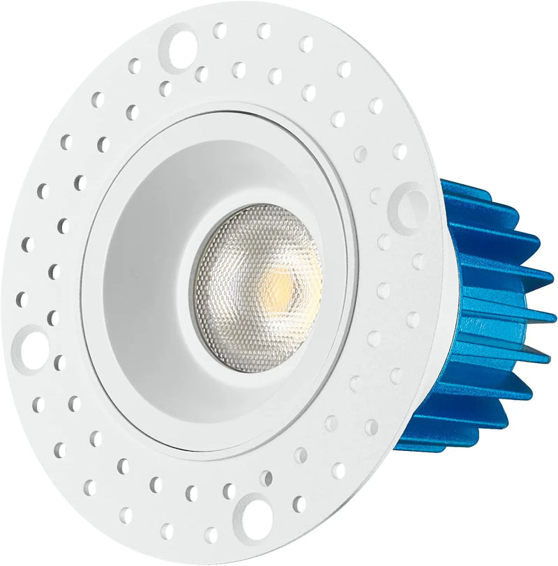 Rayhil 2.5 Inch TRIMLESS LED Downlight with Junction Box, Dimmable Recessed Fixture for Ceiling, 9W, 5CCT Color Selectable 2700K - 5000K, 800Lm, CRI 90+, Wet Location and IC Rated, 4-Pack Home & Garden > Lighting > Flood & Spot Lights Rayhil   