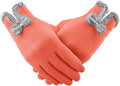 Gloves Mittens Women Winter Glove Warm Touchscreen Gloves Windproof Gloves for Women Gloves Mittens Men Winter Warm Sporting Goods > Outdoor Recreation > Boating & Water Sports > Swimming > Swim Gloves Bmisegm Orange One Size 