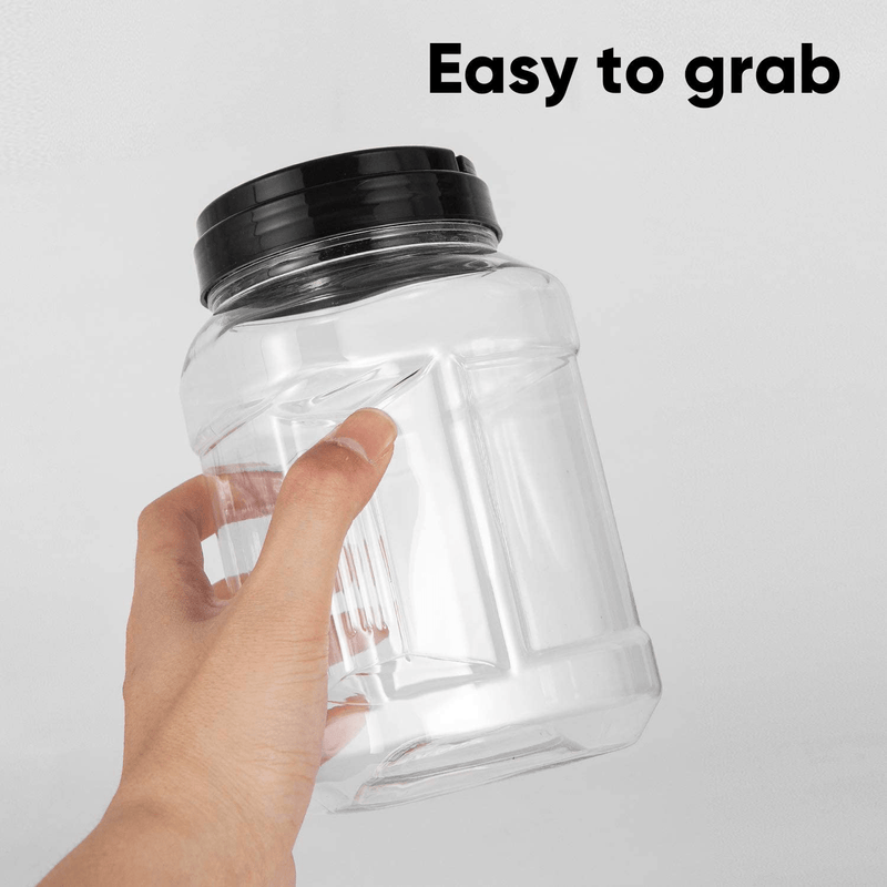 40oz Plastic Jars With Lids, Accguan Airtight Container for Food Storage Home & Garden > Decor > Decorative Jars Accguan   