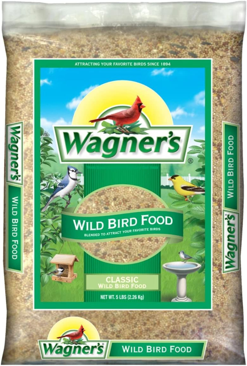 Wagner'S 52003 Classic Blend Wild Bird Food, 6-Pound Bag Animals & Pet Supplies > Pet Supplies > Bird Supplies > Bird Food Wagner's Food 5 Pound (Pack of 1) 