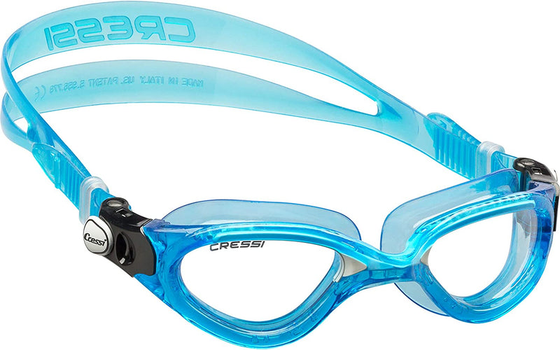 Cressi Adult Comfortable Silicone Swimming Goggles for Indoor Pool and Outdoor Use - Flash: Made in Italy Sporting Goods > Outdoor Recreation > Boating & Water Sports > Swimming > Swim Goggles & Masks Cressi Blue/Blue Clear Lens 