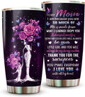 Mom Gifts from Daughters - 20Oz Stainless Steel Insulated Sunflower Mom Tumbler - Christmas, Valentine'S Day, Mom Birthday Gifts, Mothers Day Gifts from Daughter for Mom, New Mom, Bonus Mom Home & Garden > Kitchen & Dining > Tableware > Drinkware FamilyGater B Purple 4 1 Count (Pack of 1) 
