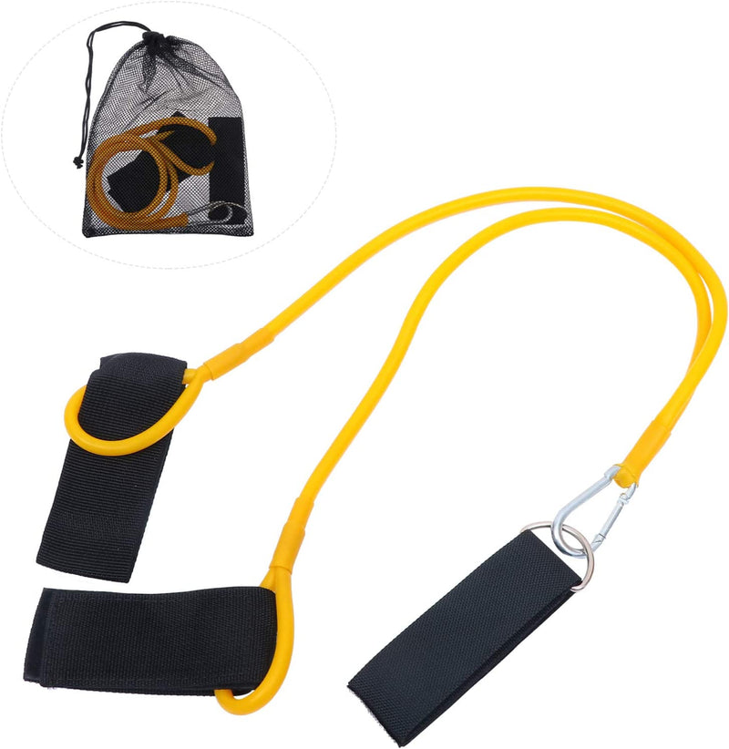 BESPORTBLE 2Pcs Band Belt Swimming Technique Bands Professional Equipment Yellow Stationary Leash Strength Latex Lap Outdoor Swim Elastic Strap Ankle Rope for Exercise Pool Sporting Goods > Outdoor Recreation > Boating & Water Sports > Swimming BESPORTBLE   