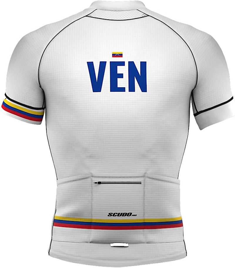 Venezuela Code Short Sleeve Cycling PRO Jersey for Men Sporting Goods > Outdoor Recreation > Cycling > Cycling Apparel & Accessories Scudo Sports Wear   