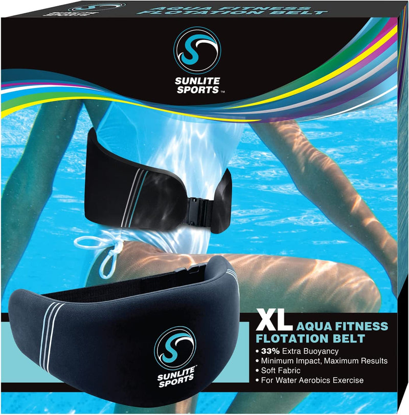 Sunlite Sports Aquafitness Deluxe Flotation Swimming Belt - Water Aerobics Equipment for Pool, Low-Impact Workout Sporting Goods > Outdoor Recreation > Boating & Water Sports > Swimming Sunlite Sports Aqua Fitness Swim Belt XL Deluxe (Belt Only)  