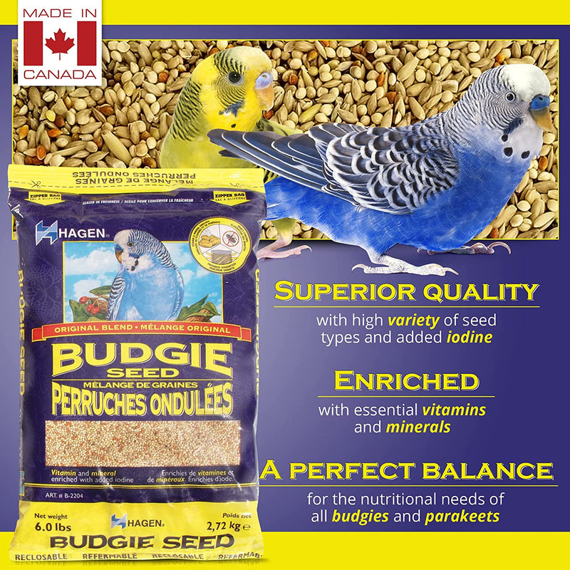 Parakeet/Budgie Staple Vme Seed, 6-Pound Animals & Pet Supplies > Pet Supplies > Bird Supplies > Bird Food Rolf C. Hagen (USA) Corp.   