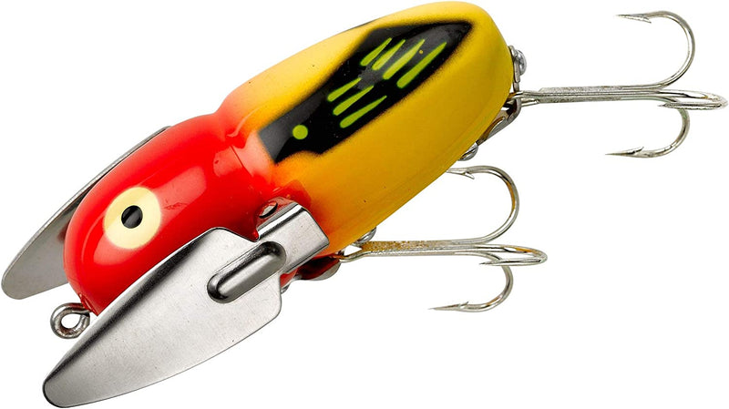 Heddon Crazy Crawler Wild-Action Topwater Fishing Lure Sporting Goods > Outdoor Recreation > Fishing > Fishing Tackle > Fishing Baits & Lures Pradco Outdoor Brands Yellow 2 3/8-Inch 
