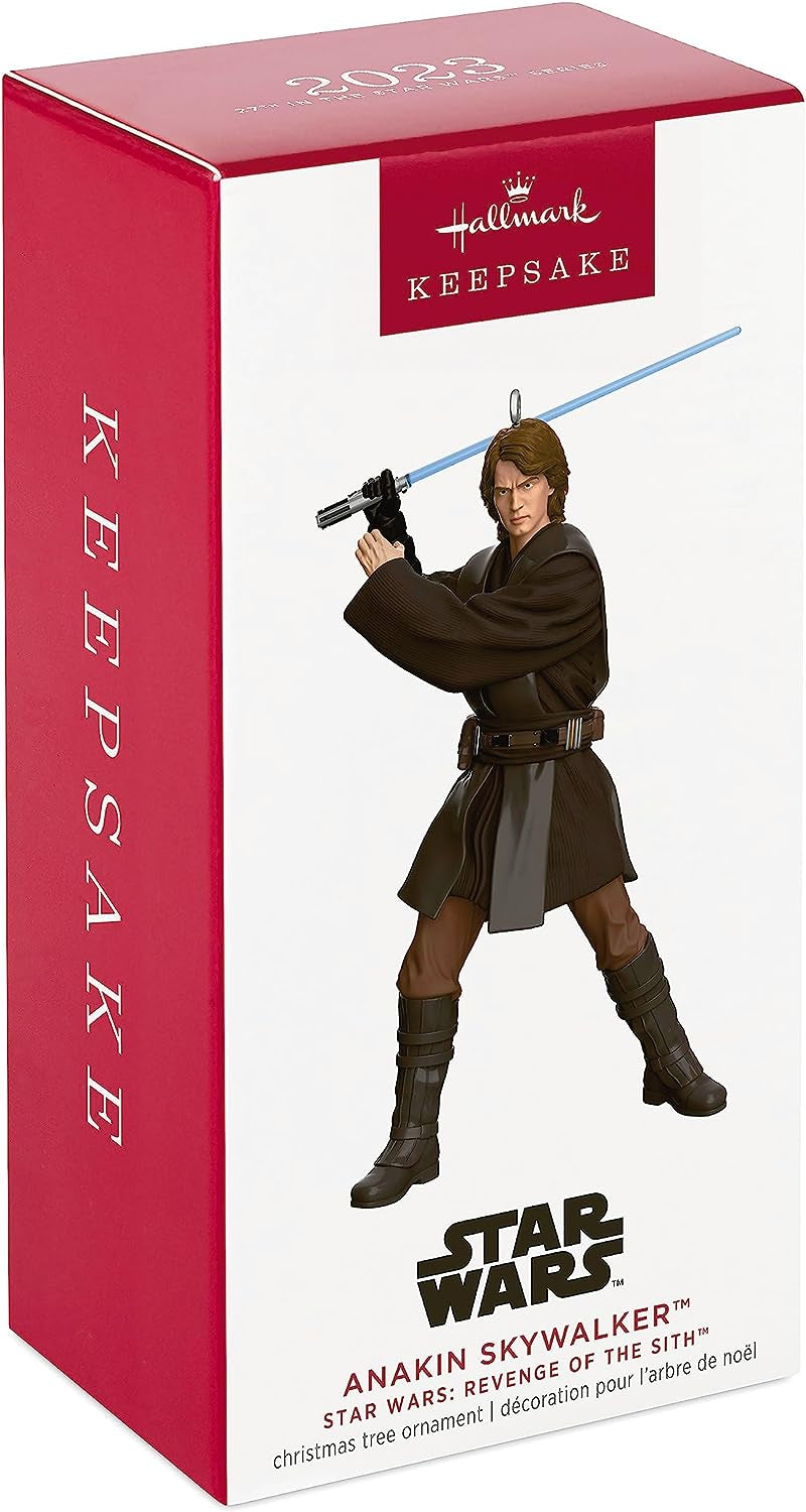 Hallmark Keepsake Star Wars Christmas Ornament 2023, Revenge of the Sith Anakin Skywalker, Gifts for Star Wars Fans