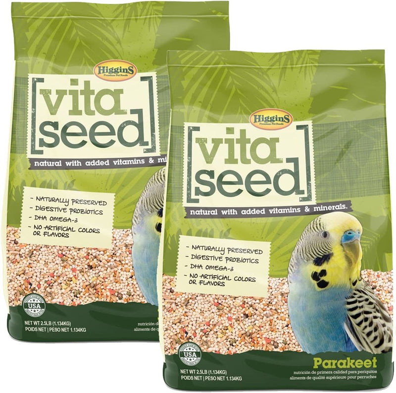 Higgins Vita Seed Parakeet Food (2-Pack) Animals & Pet Supplies > Pet Supplies > Bird Supplies > Bird Food Higgins   