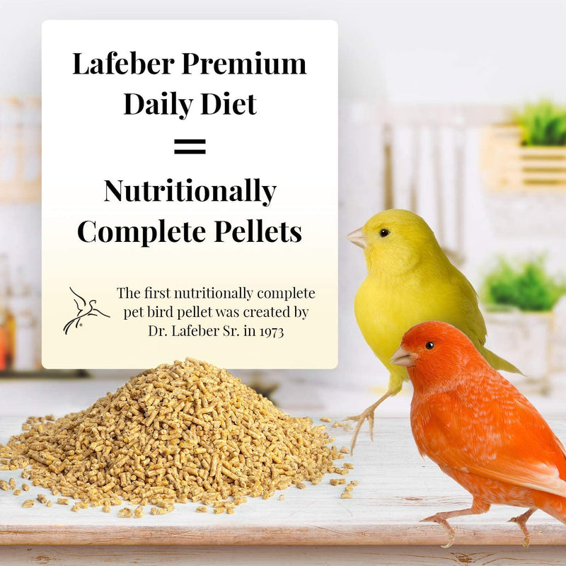 LAFEBER'S Premium Daily Diet Pellets Pet Bird Food, Made with Non-Gmo and Human-Grade Ingredients, for Canaries, 1.25 Lb Animals & Pet Supplies > Pet Supplies > Bird Supplies > Bird Food Lafeber Company   