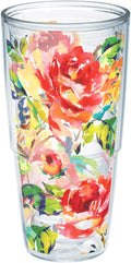 Tervis Triple Walled Fiesta Insulated Tumbler Cup Keeps Drinks Cold & Hot, 20Oz - Stainless Steel, Floral Bouquet Home & Garden > Kitchen & Dining > Tableware > Drinkware Tervis Classic 24oz - No Lid 