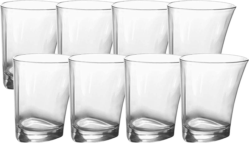 Kitchinventions Unbreakable Tritan Drinking Glasses | Ideal for Beverages & Cocktails | Shatterproof Barware | Clear and Durable | Dishwasher Safe | Great for Travel and Boat (4,12 Oz Whiskey) Home & Garden > Kitchen & Dining > Barware KitchInventions 8 12 oz Whiskey 