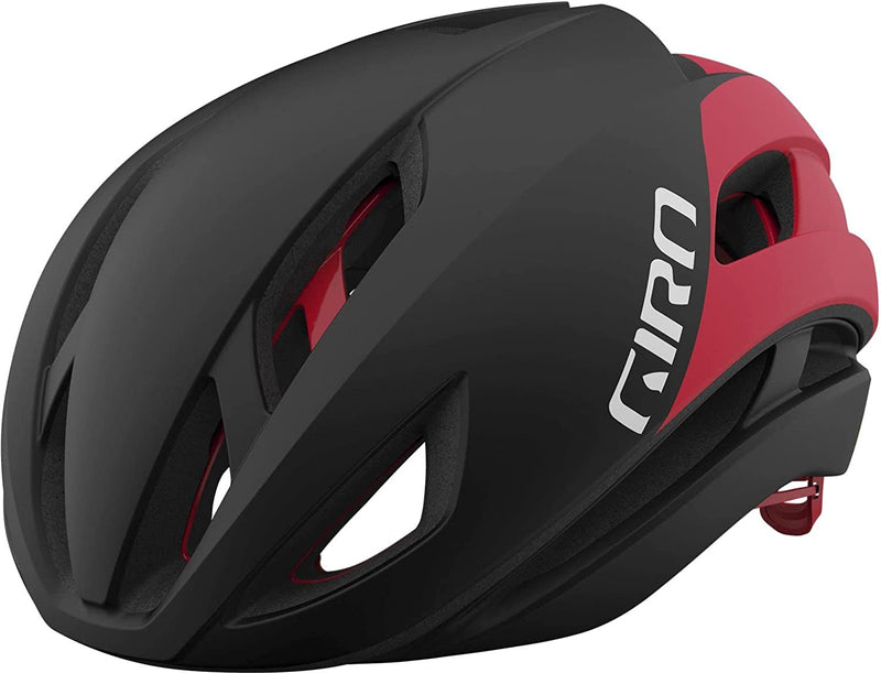 Giro Eclipse Spherical Adult Road Cycling Helmet Sporting Goods > Outdoor Recreation > Cycling > Cycling Apparel & Accessories > Bicycle Helmets Giro Matte Black/White/Bright Red Medium (55–59 cm) 