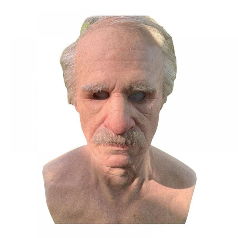 Old Man Mask Latex Halloween Mask Cosplay Party Realistic Full Face Masks Headgear Apparel & Accessories > Costumes & Accessories > Masks Actoyo B  