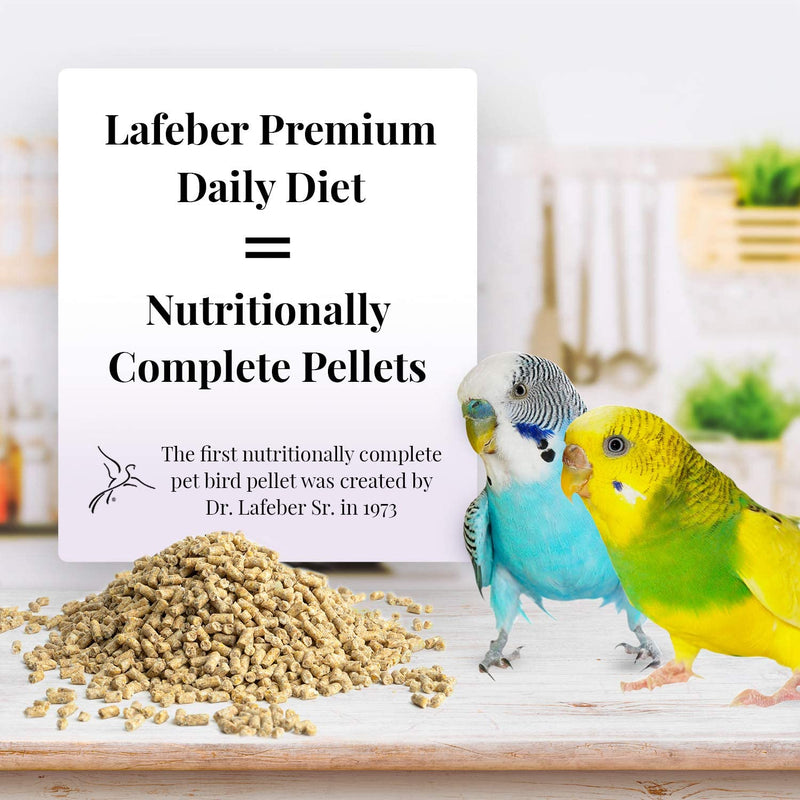LAFEBER'S Premium Daily Diet Pellets Pet Bird Food, Made with Non-Gmo and Human-Grade Ingredients, for Parakeets (Budgies), 25 Lb Animals & Pet Supplies > Pet Supplies > Bird Supplies > Bird Food Lafeber Company   