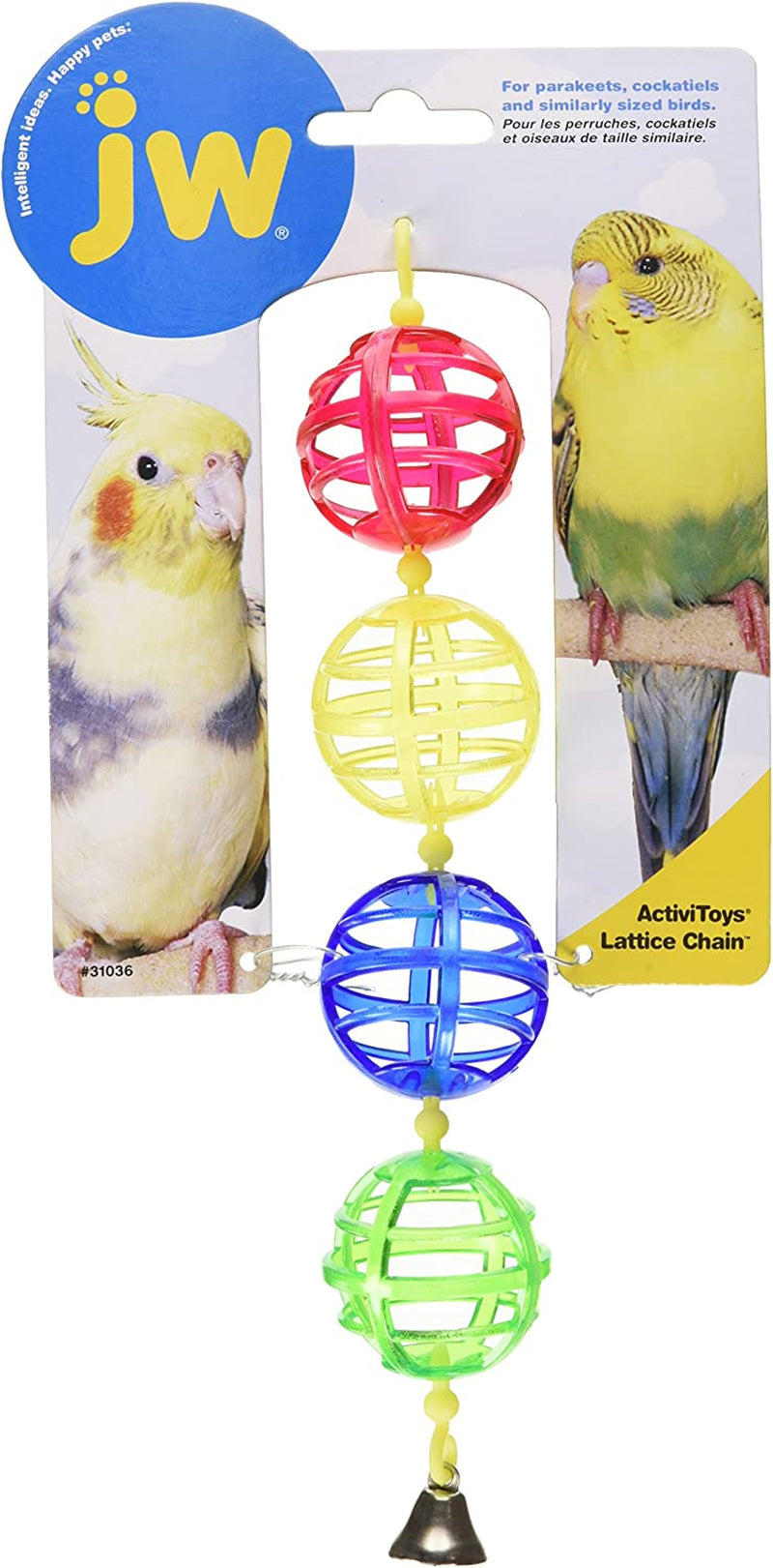 JW Pet Company Activitoy Lattice Chain Small Bird Toy, Colors Vary Animals & Pet Supplies > Pet Supplies > Bird Supplies > Bird Toys JW Pet   