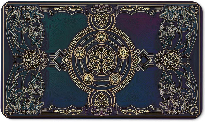 Paramint Lucid Dragon Blast (Stitched) - MTG Playmat - Compatible for Magic the Gathering Playmat - Play MTG, Yugioh, Pokemon, TCG - Original Play Mat Art Designs & Accessories Sporting Goods > Outdoor Recreation > Winter Sports & Activities Paramint Multicolored Stitched 