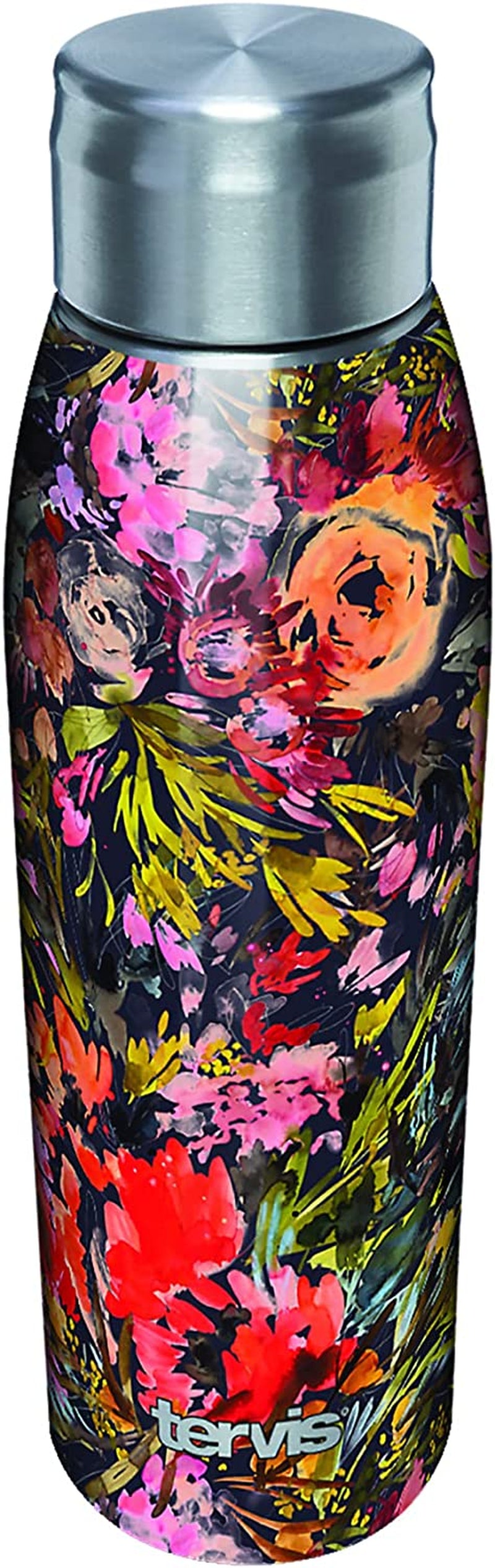 Tervis Made in USA Double Walled Kelly Ventura Floral Collection Insulated Tumbler Cup Keeps Drinks Cold & Hot, 16Oz 4Pk - Classic, Assorted Home & Garden > Kitchen & Dining > Tableware > Drinkware Tervis Bright Floral 17oz Water Bottle - Stainless Steel 