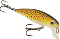 Dynamic Lures Trout Fishing Lure | Multiple BB Chamber inside | (2) - Size 10 Treble Hooks | for Fishing Bass, Trout, Walleye, Carp | Count 1 | Sporting Goods > Outdoor Recreation > Fishing > Fishing Tackle > Fishing Baits & Lures Dynamic Lures Brown Trout HD Trout 2.25 Inch 