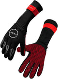 ZONE3 Neoprene Swim Gloves Sporting Goods > Outdoor Recreation > Boating & Water Sports > Swimming > Swim Gloves ZONE3 Black/Red Small 