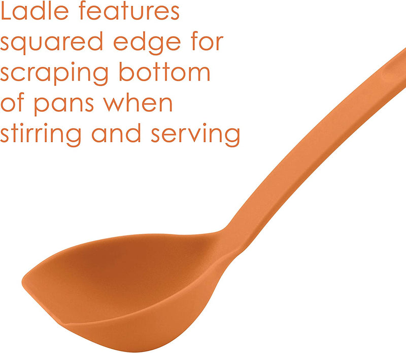 Rachael Ray Gadgets Utensil Kitchen Cooking Tools Set, 6 Piece, Orange