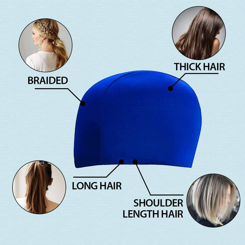 Swim Cap Comfortable Stretch/Spandex - Kids/Adults - Fits Kids with All Hair Length and Adult Short Hair Sporting Goods > Outdoor Recreation > Boating & Water Sports > Swimming > Swim Caps Abstract   