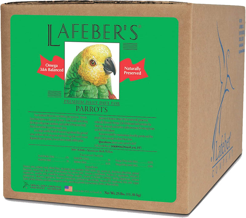 Lafeber Premium Daily Diet Pellets Pet Bird Food, Made with Non-Gmo and Human-Grade Ingredients, for Parrots, 5 Lb Animals & Pet Supplies > Pet Supplies > Bird Supplies > Bird Food Lafeber Company Classic 25 Pound (Pack of 1) 