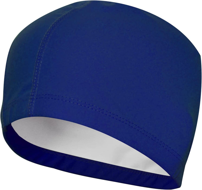 Swimming Pool Swimming Cap for Adults Soft PU Fabric Swimming Cap for Unisex Adult Men Women Sporting Goods > Outdoor Recreation > Boating & Water Sports > Swimming > Swim Caps YMIFEEY 1 Blue  