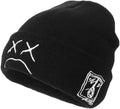 45°LOOKUP CEED Fashion Autumn Winter Warm Beanie Hats Embroidery Cotton Caps Men Women Knitted Hip Hop Hats Sporting Goods > Outdoor Recreation > Winter Sports & Activities 45°LOOKUP CEED Black One Size 