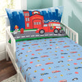 Everyday Kids 3 Piece Toddler Sheet Set - Soft Breathable Microfiber Toddler Bedding - Includes a Flat Sheet, a Fitted Sheet and a Pillowcase - Solid Navy Home & Garden > Linens & Bedding > Bedding EVERYDAY KIDS Rescue  