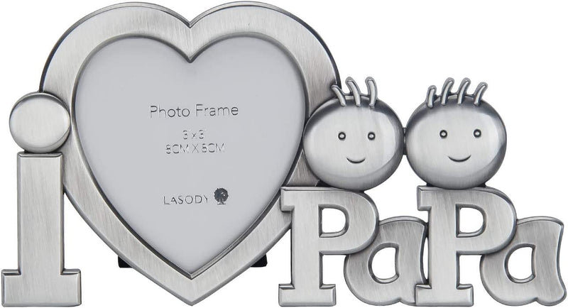 LASODY Dad Picture Frame,Dad Gifts,Dad Gifts from Daughter ,Dad Birthday Gifts Home & Garden > Decor > Picture Frames LASODY I Love PAPA 3x3 inch 