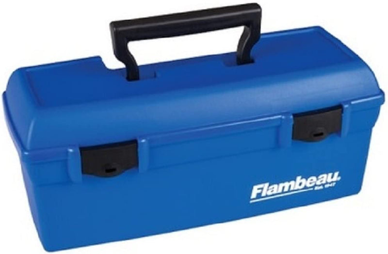Flambeau Outdoors Lil' Brute Fishing Tackle and Gear Box with Removable Tray (Blue) Sporting Goods > Outdoor Recreation > Fishing > Fishing Tackle Flambeau Products Corporation   